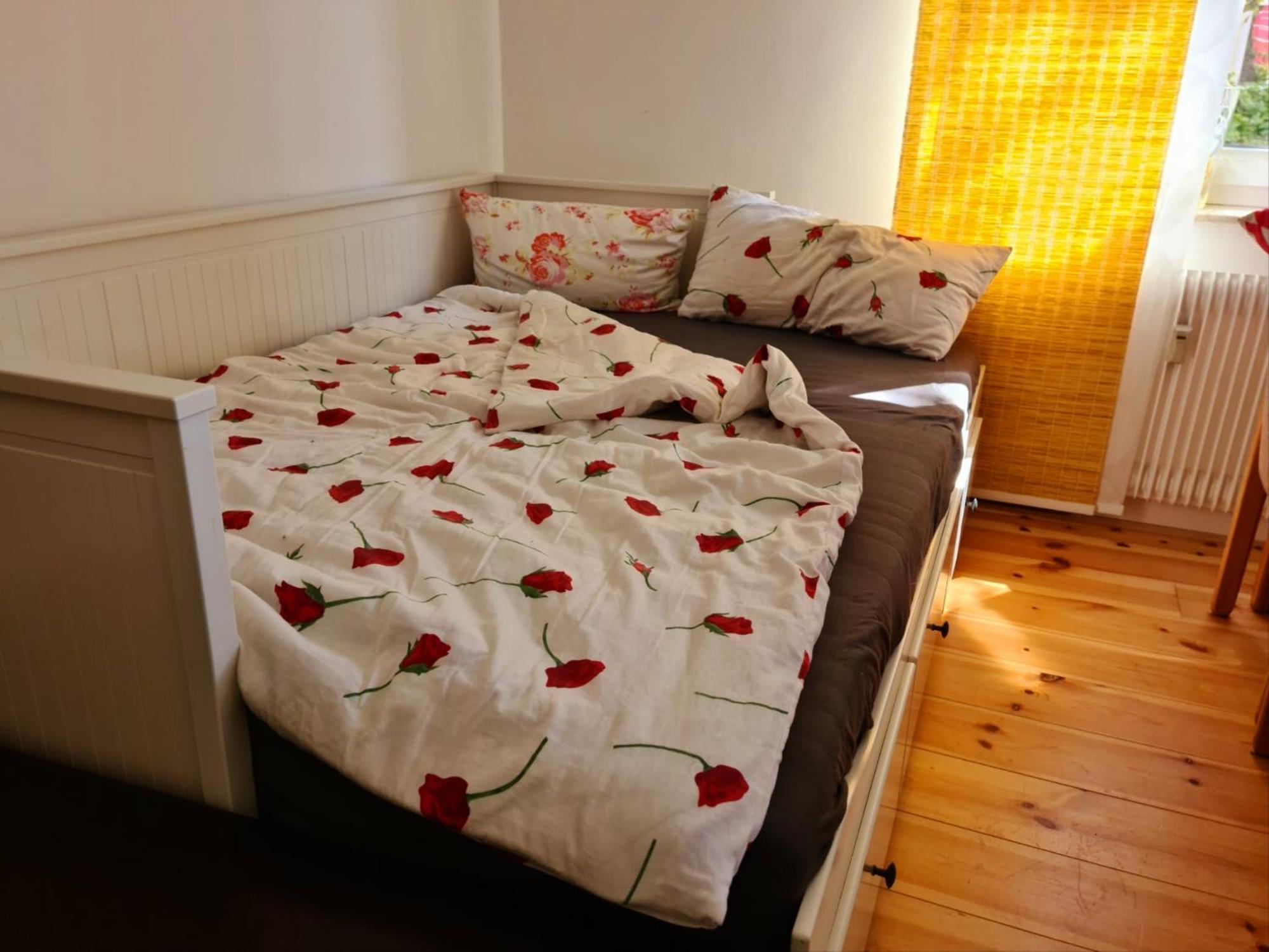 Nana-Eg-80M2 Sanierter Altbau-Parkplatz-Kleiner Garten-Wlan-Netflix-2Zimmer-Kueche-Dusche-Wanne-Waschmaschine Oberhausen  Bagian luar foto